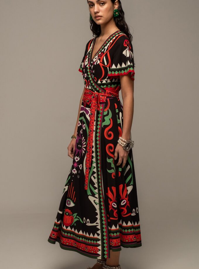 Kindred Wrap Dress lovebyhands.gr