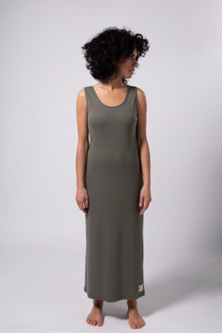Dress Long - Khaki lovebyhands.gr