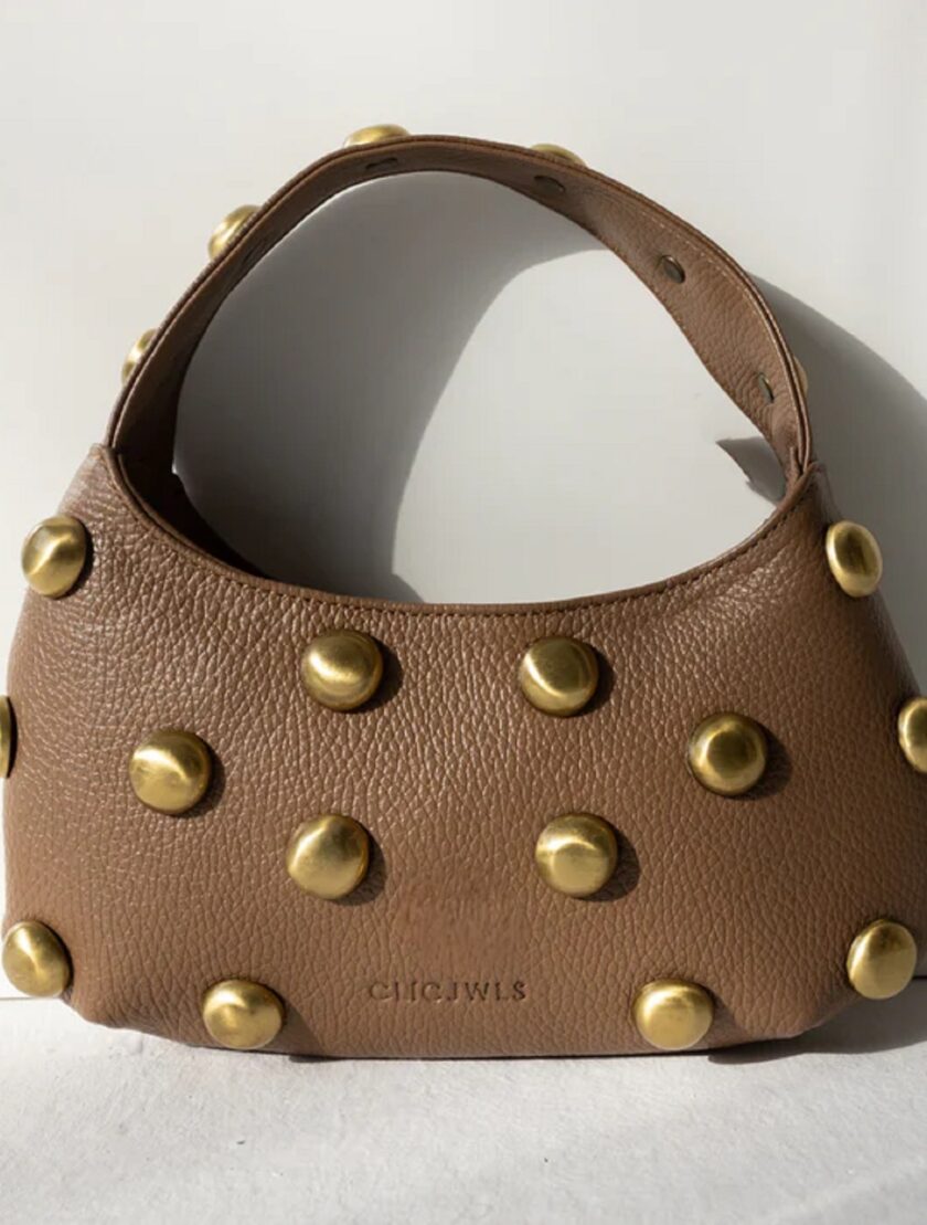 Candy Mini - Brown With Studs lovebyhands.gr