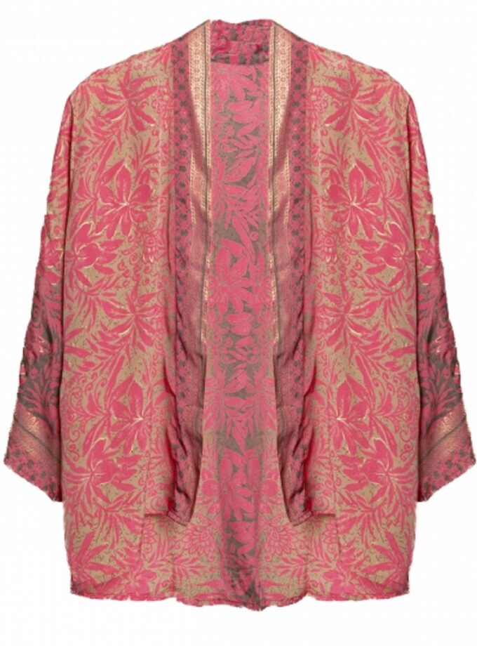 Pink And Gold Kimono lovebyhands.gr