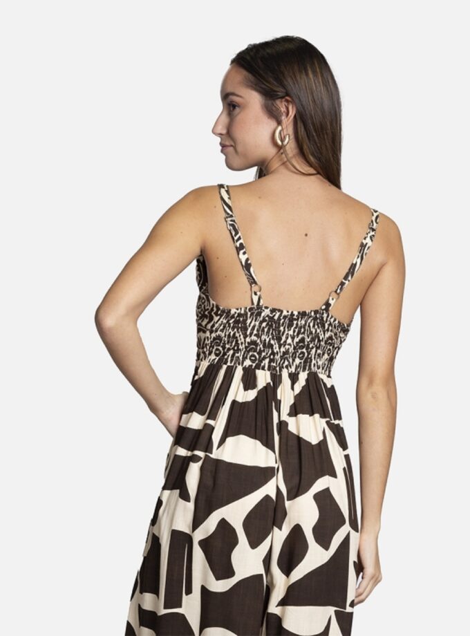 Brown Jumpsuit lovebyhands.gr