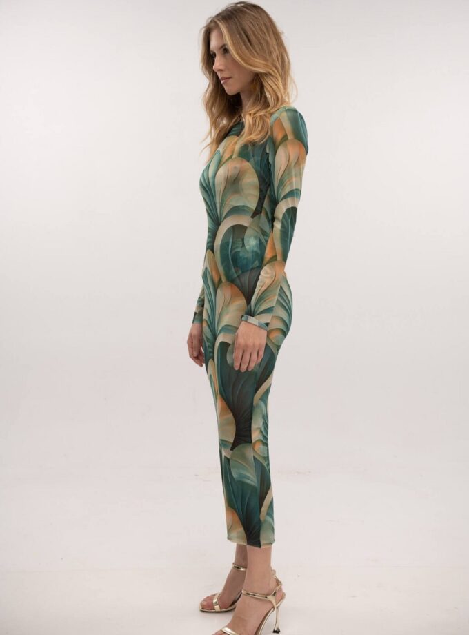 Mesh Dress Coral Reef lovebyhands.gr