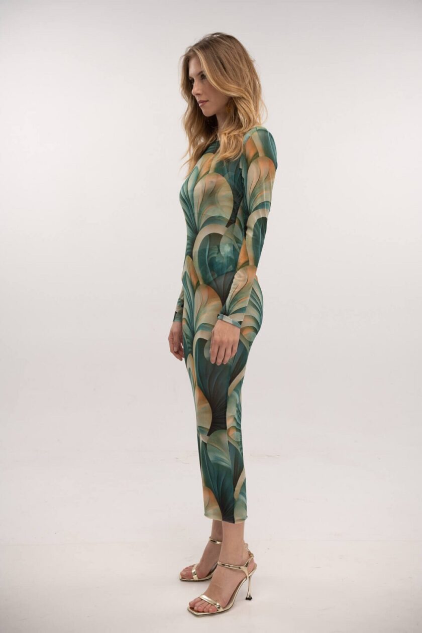 Mesh Dress Coral Reef lovebyhands.gr