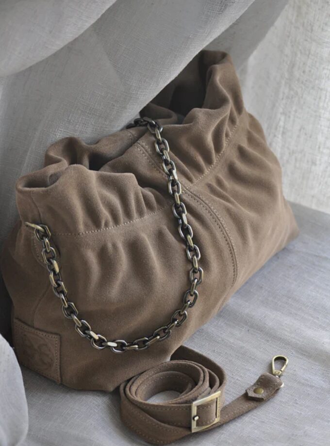 Nefeli - Mocca Suede lovebyhands.gr
