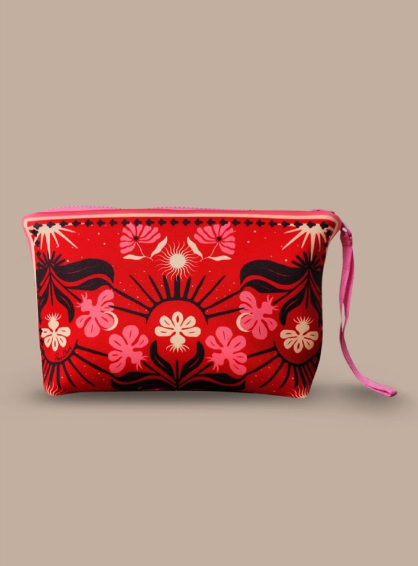 Passion Flower Pouch lovebyhands.gr