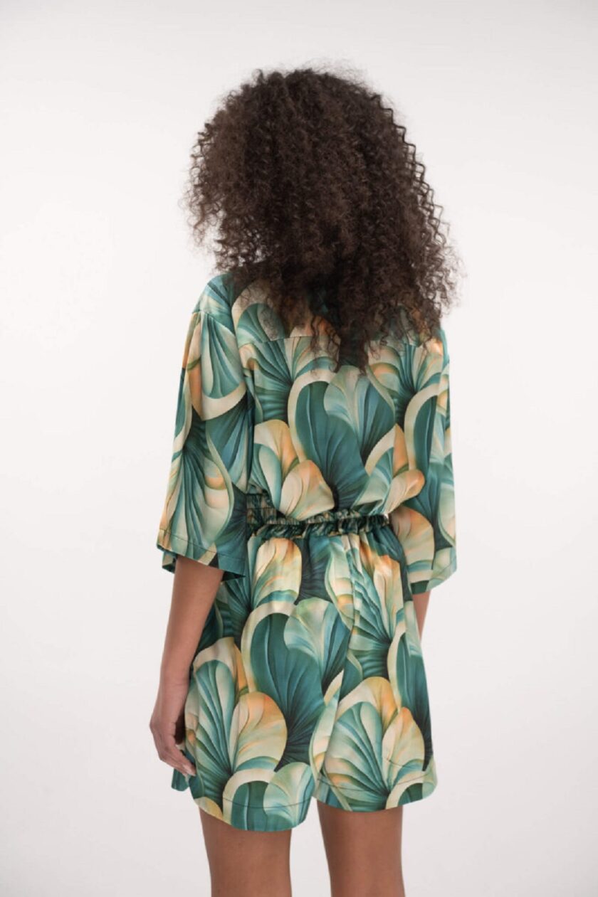 Satin Shirt Coral Reef lovebyhands.gr