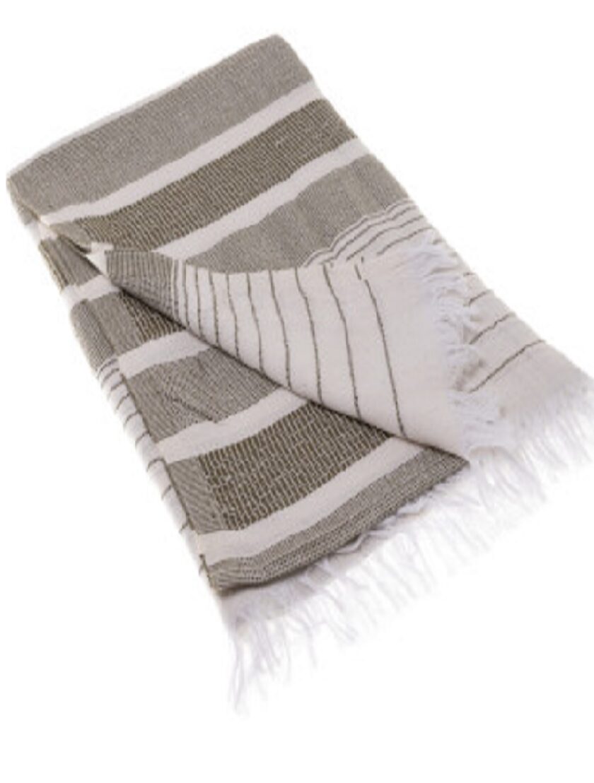 Stitches Towel - Forest Green lovebyhands.gr