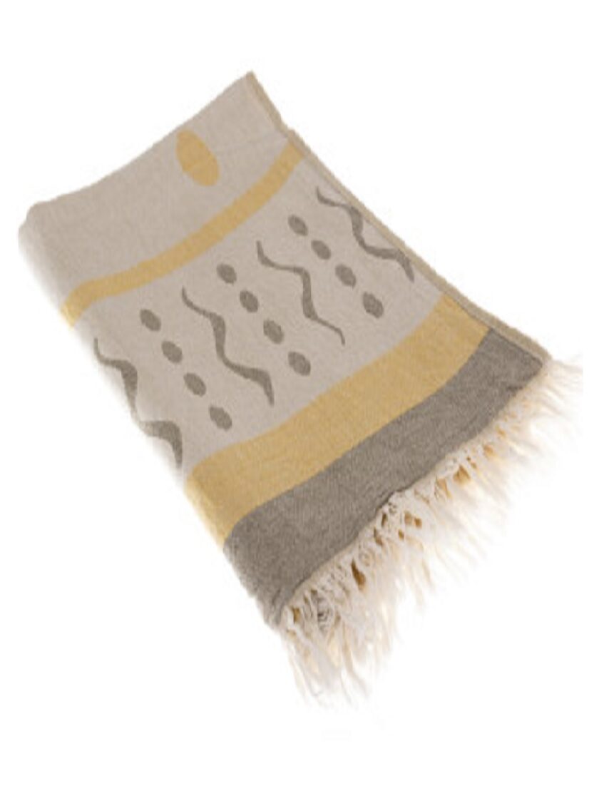 Summer Towel - Khaki lovebyhands.gr