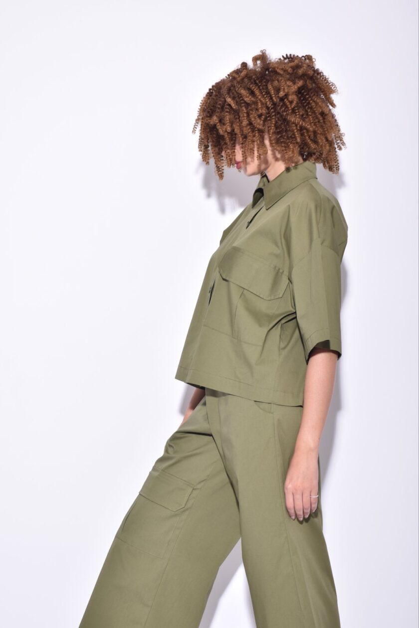 Pocket Shirt - Khaki lovebyhands.gr