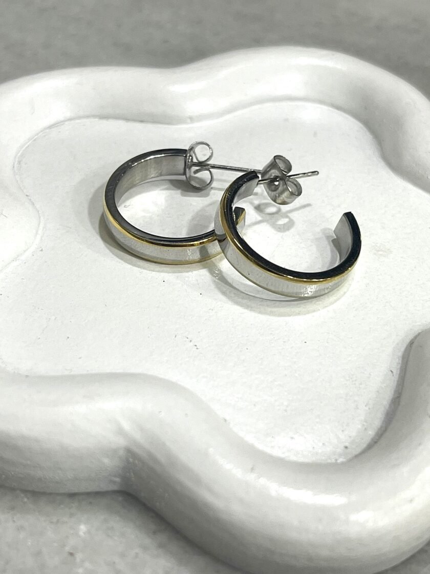 Double Colour Hoops lovebyhands.gr