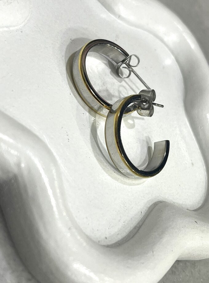 Double Colour Hoops lovebyhands.gr