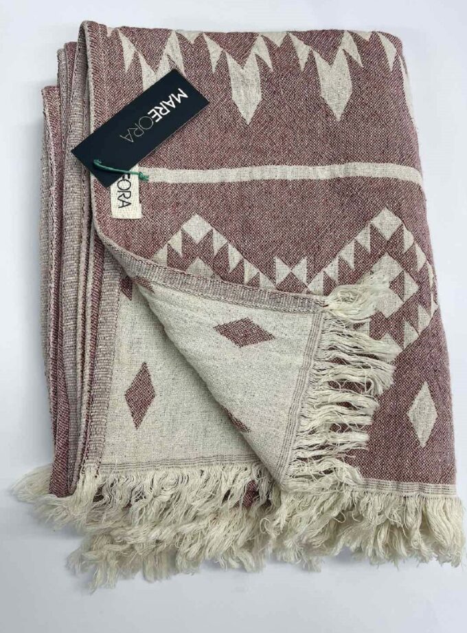 Kilim Towel - Bordeaux lovebyhands.gr