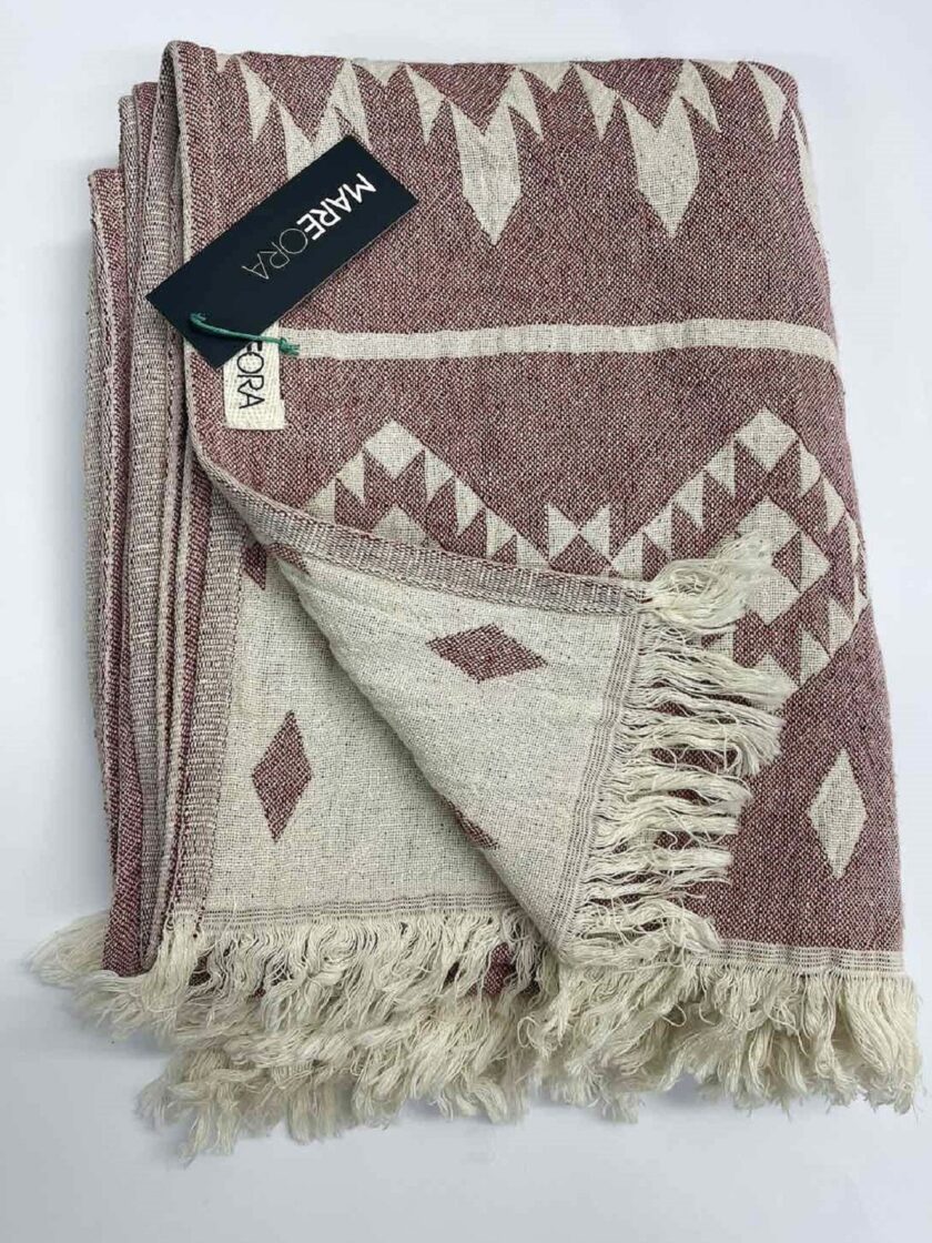 Kilim Towel - Bordeaux lovebyhands.gr