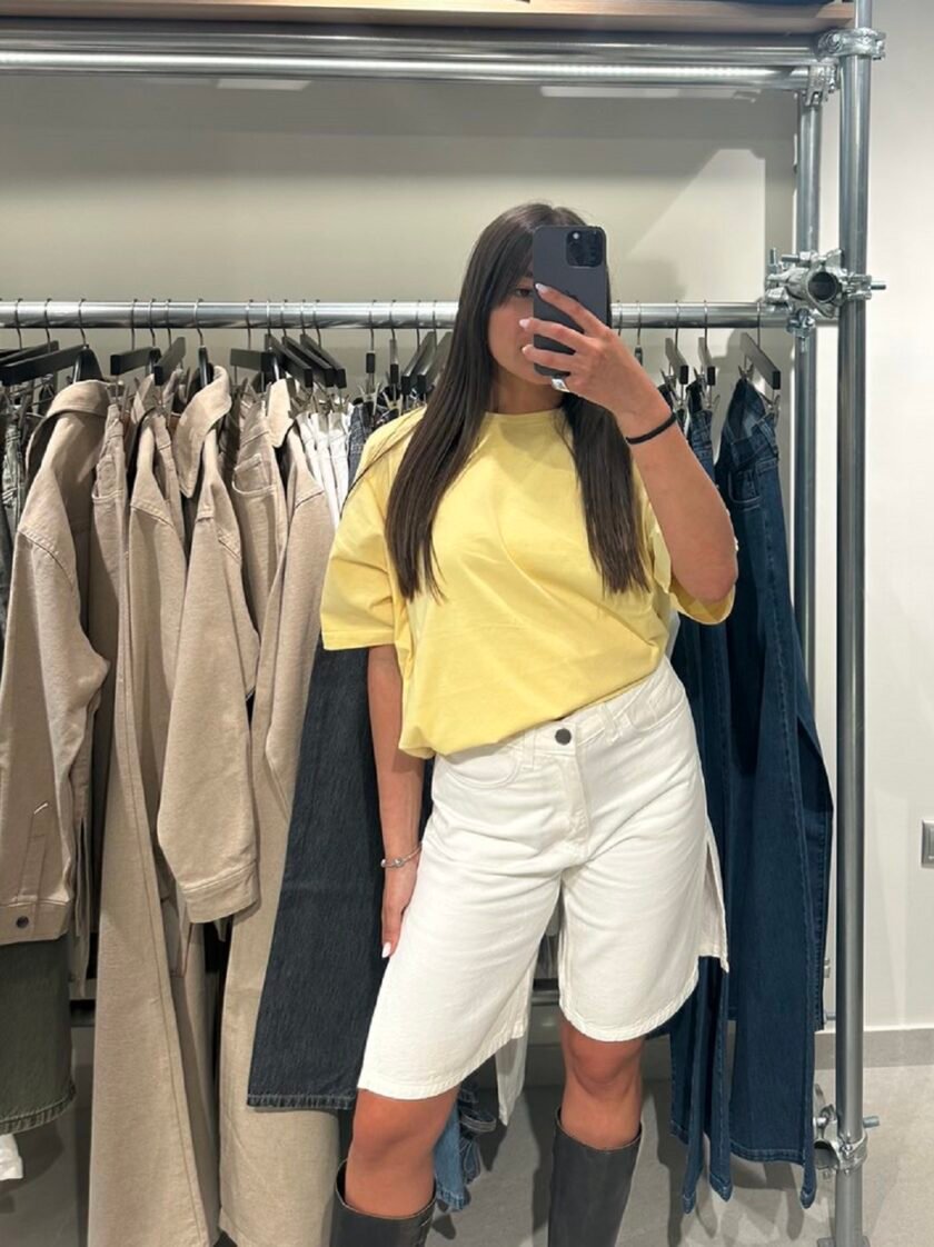 Irida T-Shirt - Yellow lovebyhands.gr