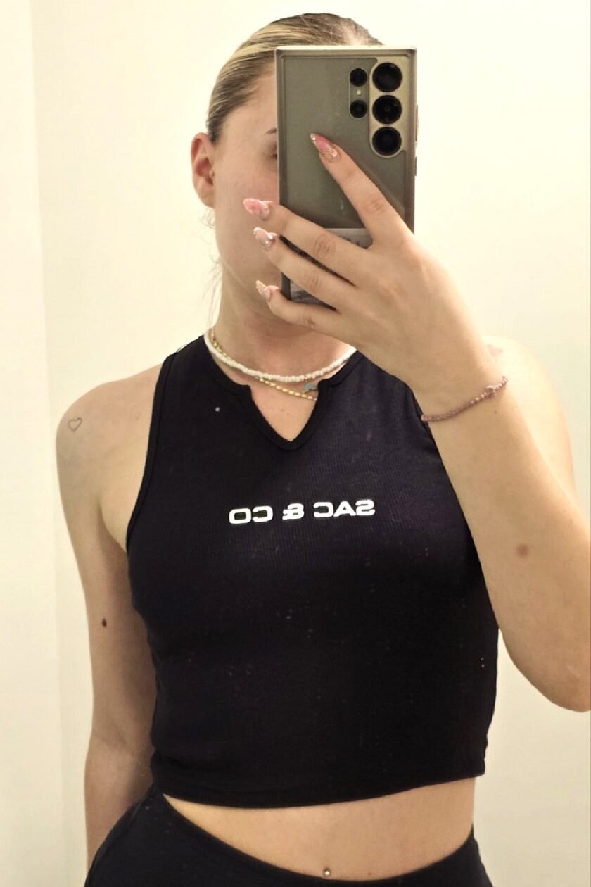 Lilly Tank Top - Black lovebyhands.gr
