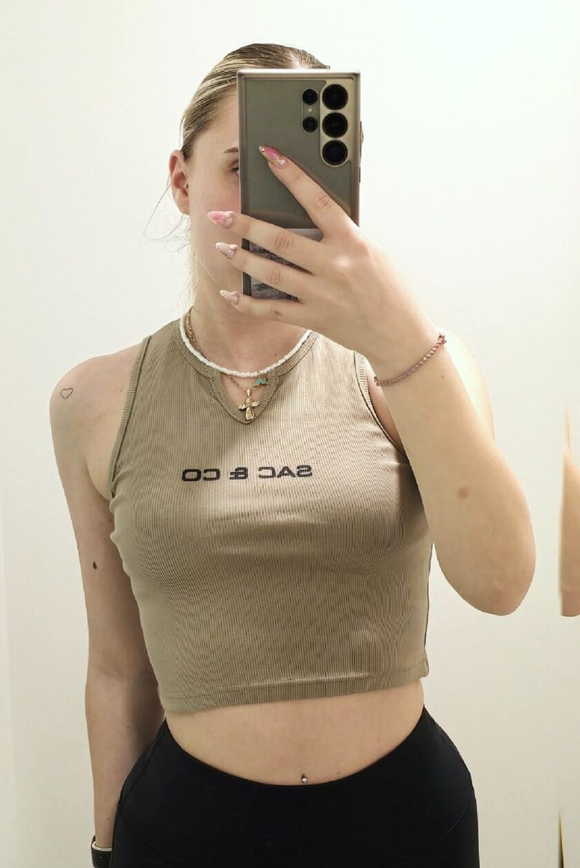 Lilly Tank Top - Beige lovebyhands.gr