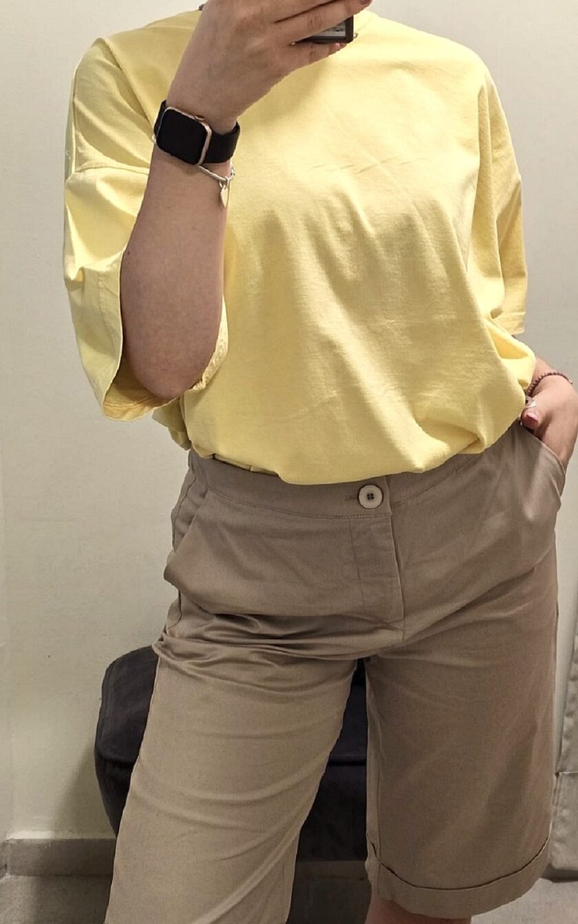 Irida T-Shirt - Yellow lovebyhands.gr