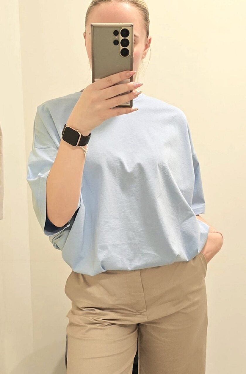 Irida T-Shirt - Baby Blue lovebyhands.gr