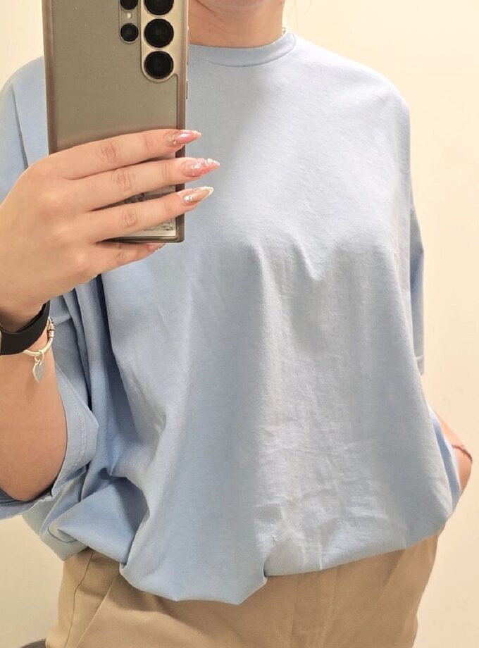 Irida T-Shirt - Baby Blue lovebyhands.gr