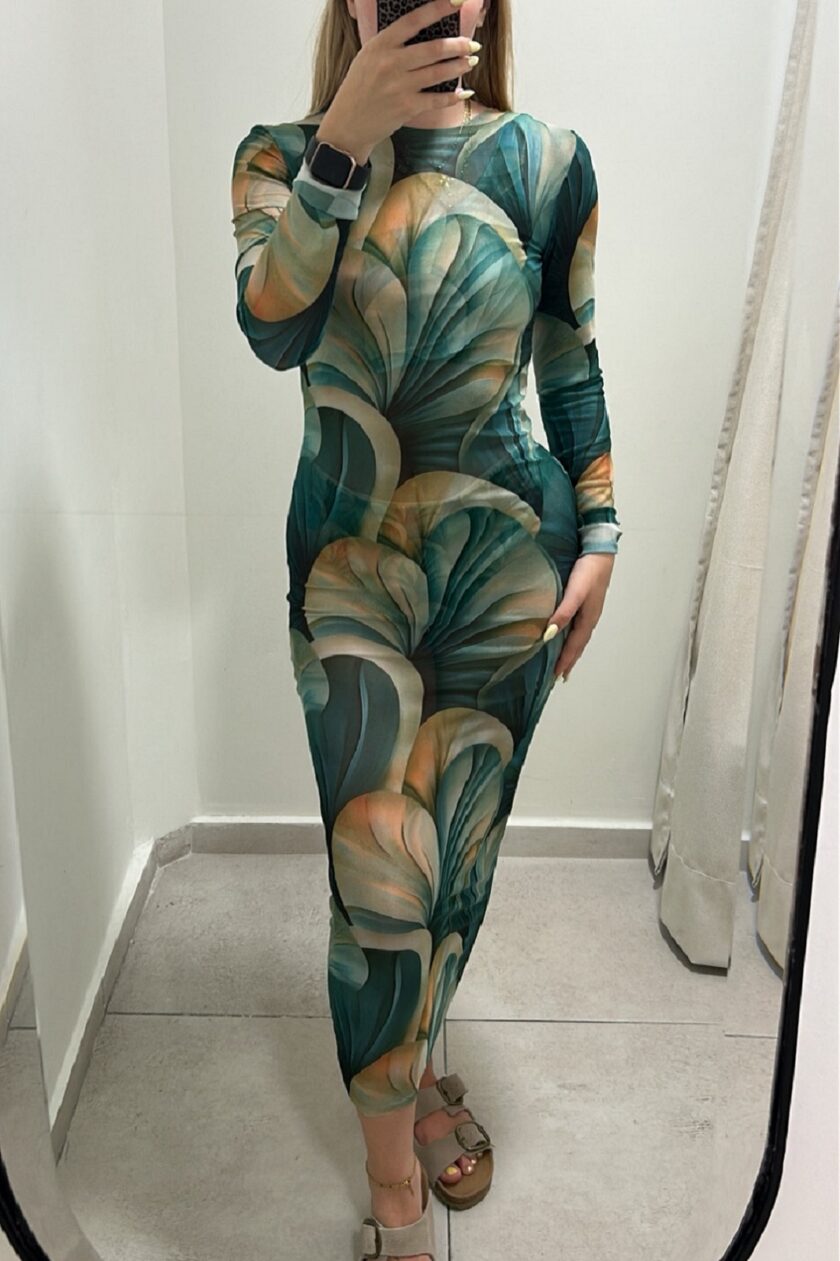 Mesh Dress Coral Reef lovebyhands.gr