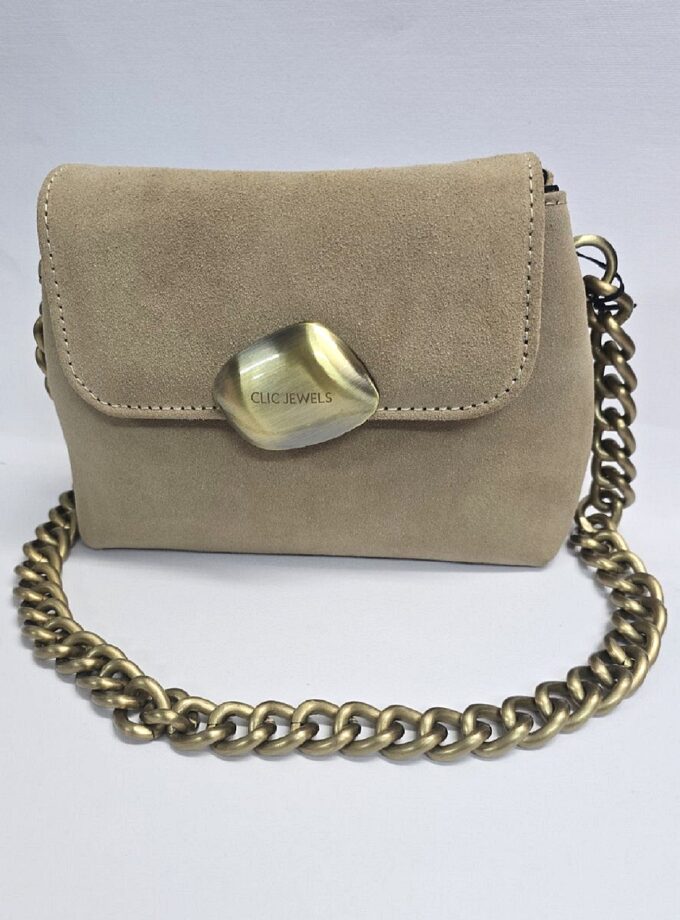 Maya - Beige Suede lovebyhands.gr