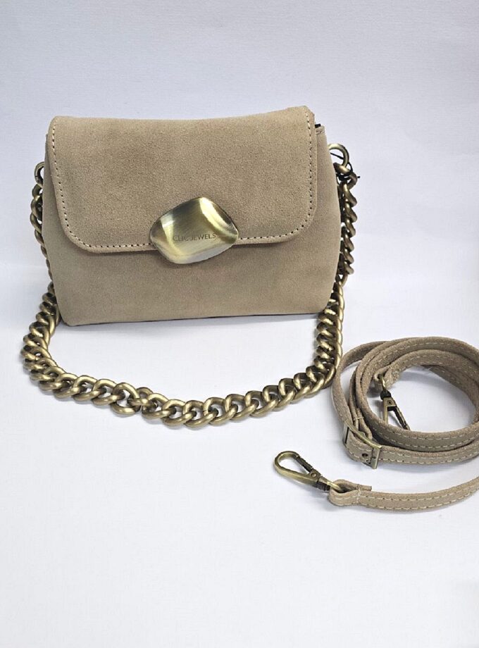 Maya - Beige Suede lovebyhands.gr
