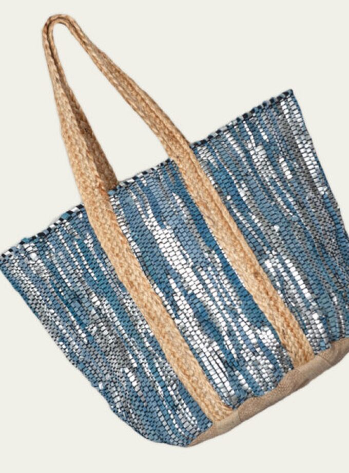 Beach Bag Oversize Leather lovebyhands.gr