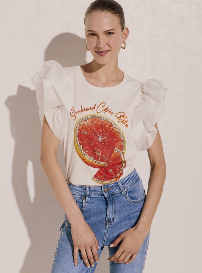Μπλούζα Sunkissed Citrus Bliss lovebyhands.gr