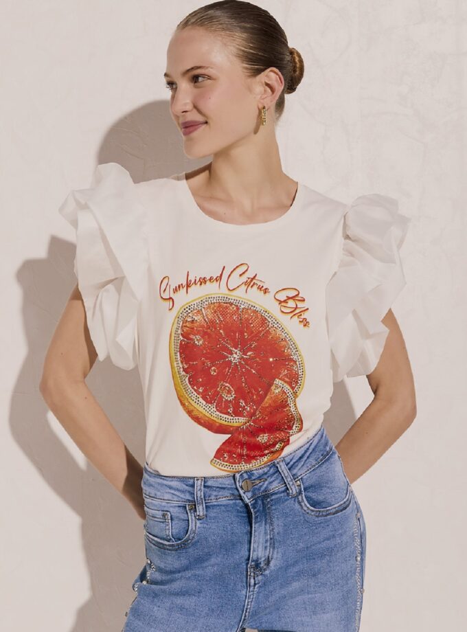 Μπλούζα Sunkissed Citrus Bliss lovebyhands.gr