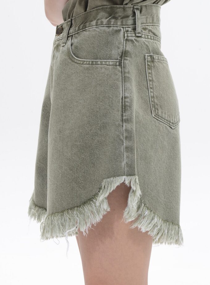 Domna Bermuda - Khaki lovebyhands.gr