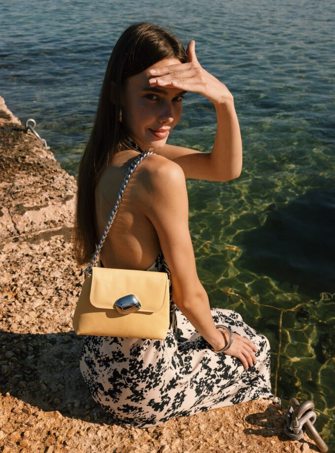 Maya Minibag - Butter Yellow lovebyhands.gr