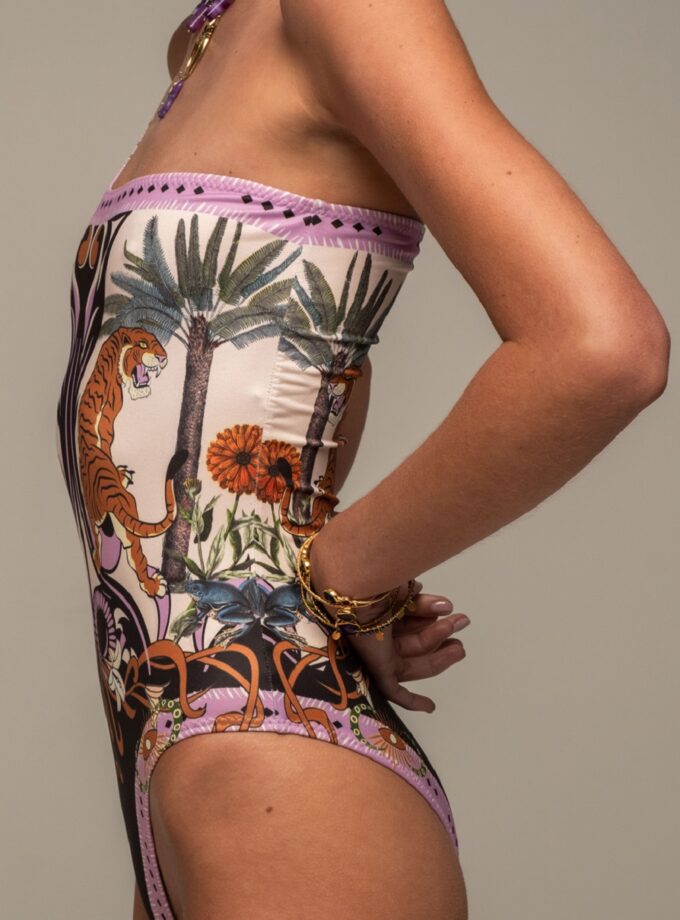 Ancestress One Shoulder Swimsuit lovebyhands.gr