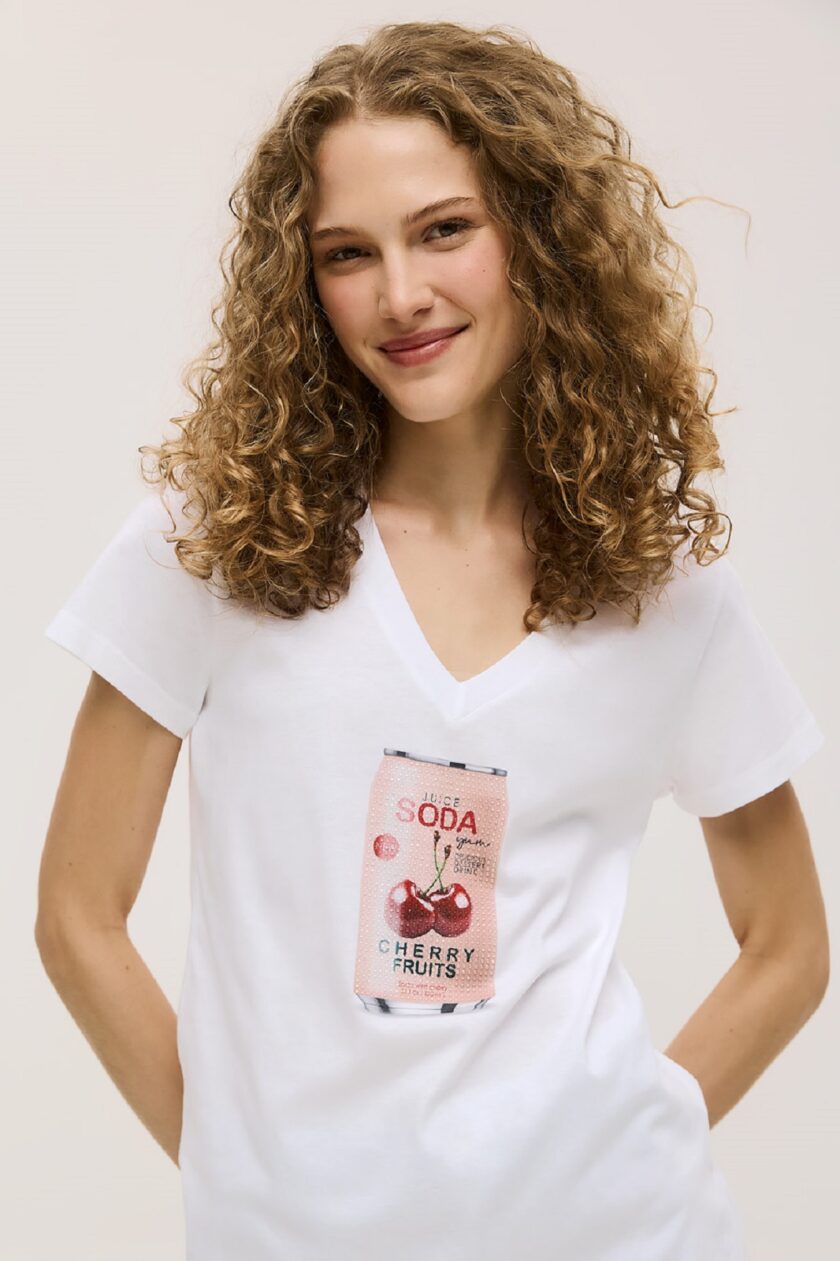Μπλούζα Unitee Με Τύπωμα Soda lovebyhands.gr