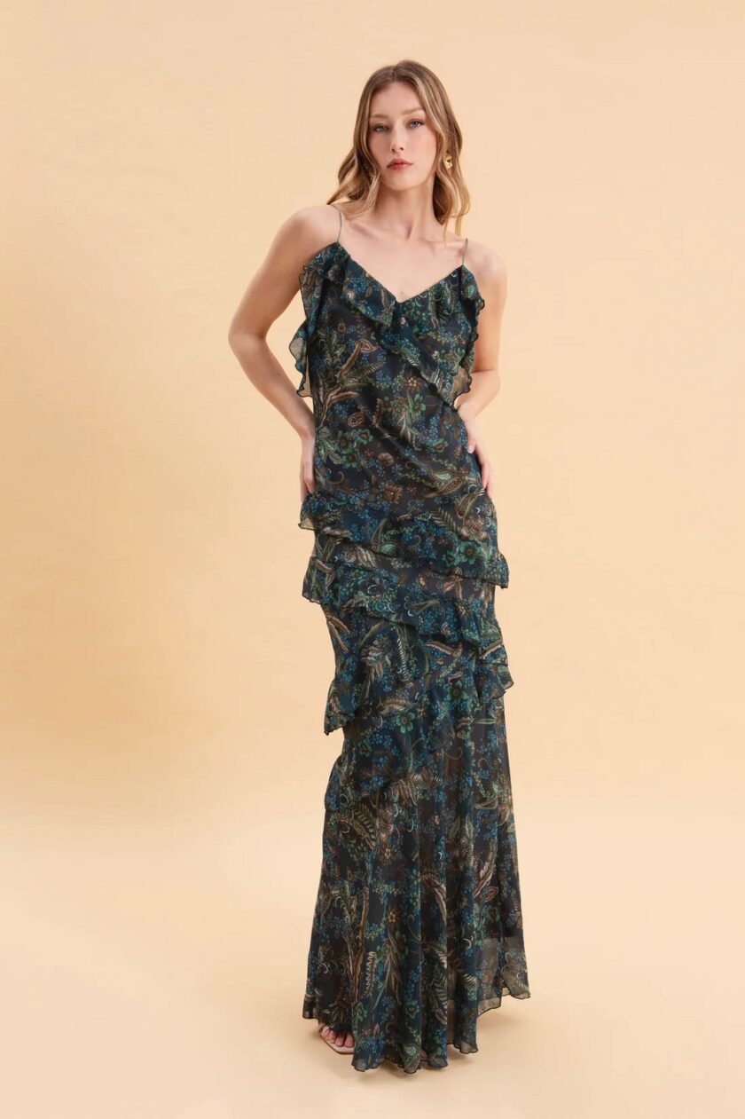 Mystic Forest Maxi Dress lovebyhands.gr
