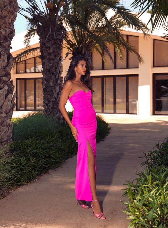 Magenta Muse Maxi Dress lovebyhands.gr