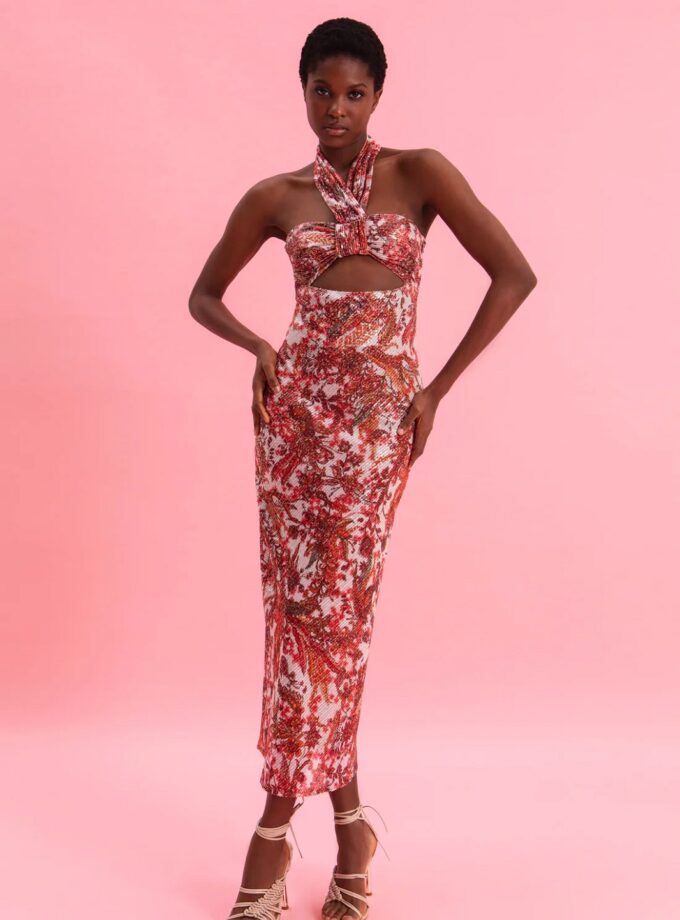 Rustic Romance Midi Sequined Dress lovebyhands.gr