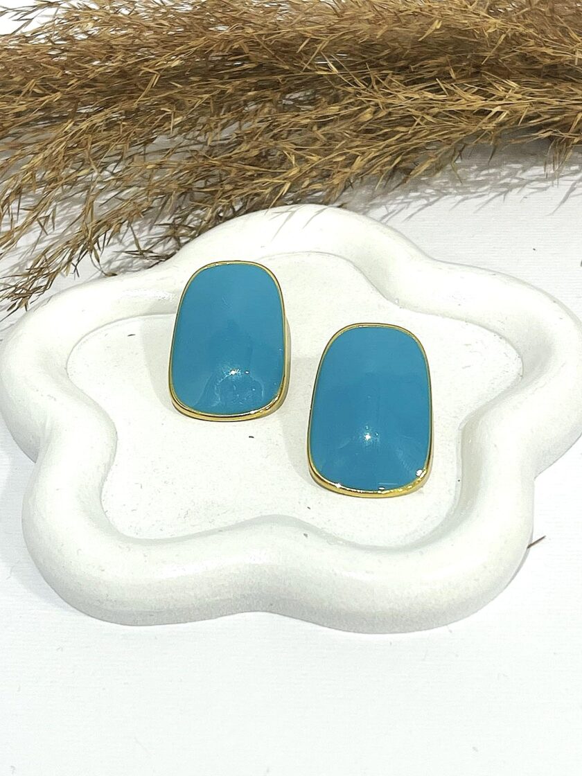 Persa Earrings - Blue lovebyhands.gr