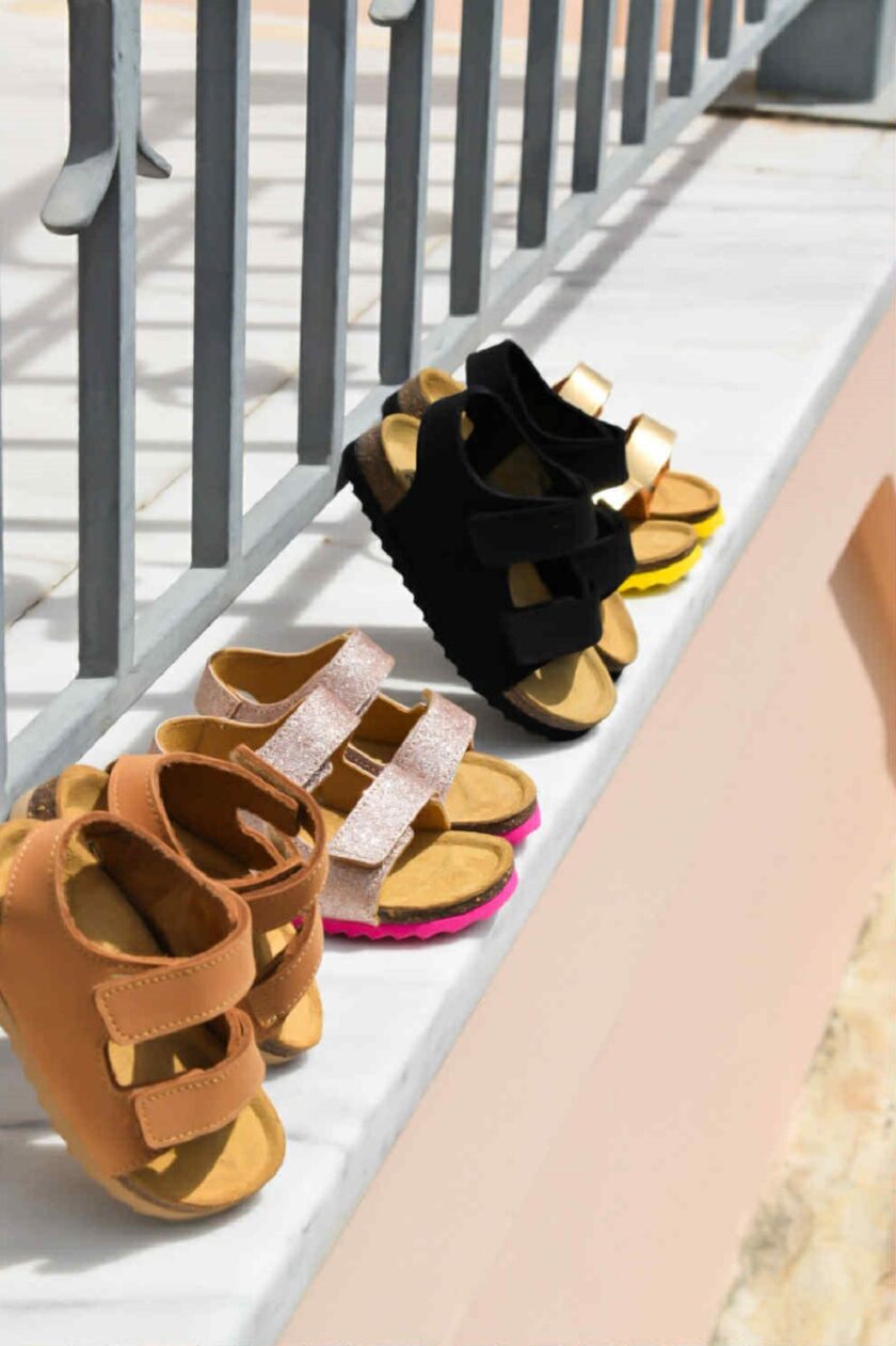 Kids Sandals - Black lovebyhands.gr