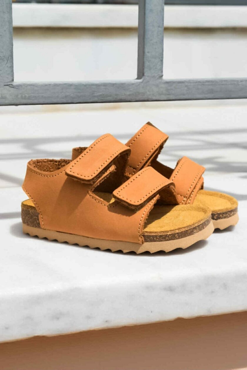 Kids Sandals - Camel lovebyhands.gr