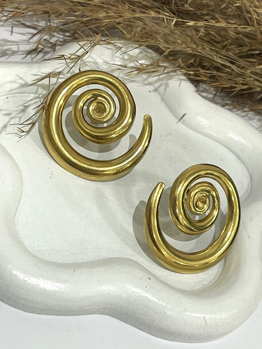 Snail Earrings lovebyhands.gr