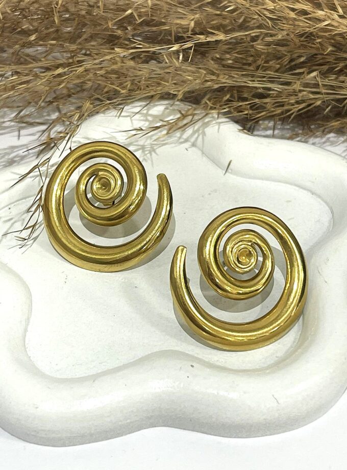 Snail Earrings lovebyhands.gr