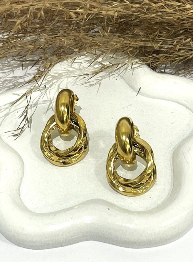 Elfi Earrings - Gold lovebyhands.gr