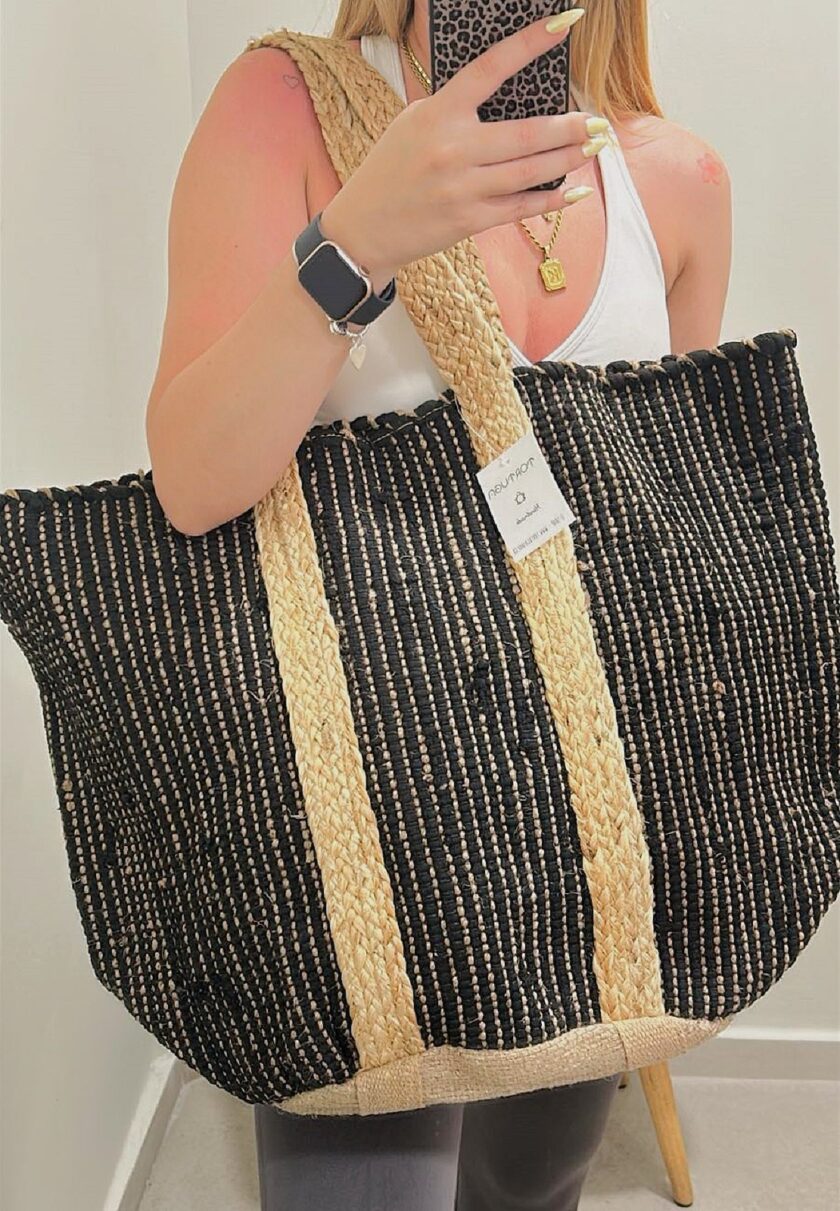 Beach Bag - Black lovebyhands.gr