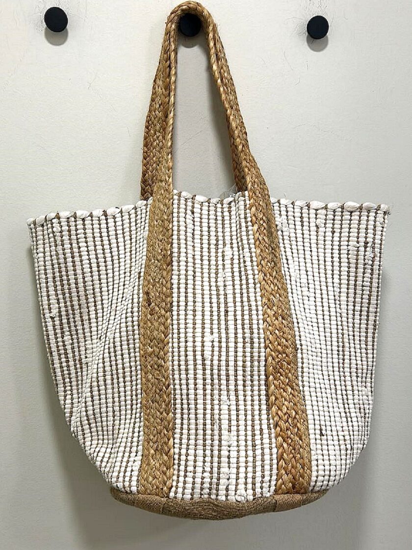 Beach Bag - White lovebyhands.gr