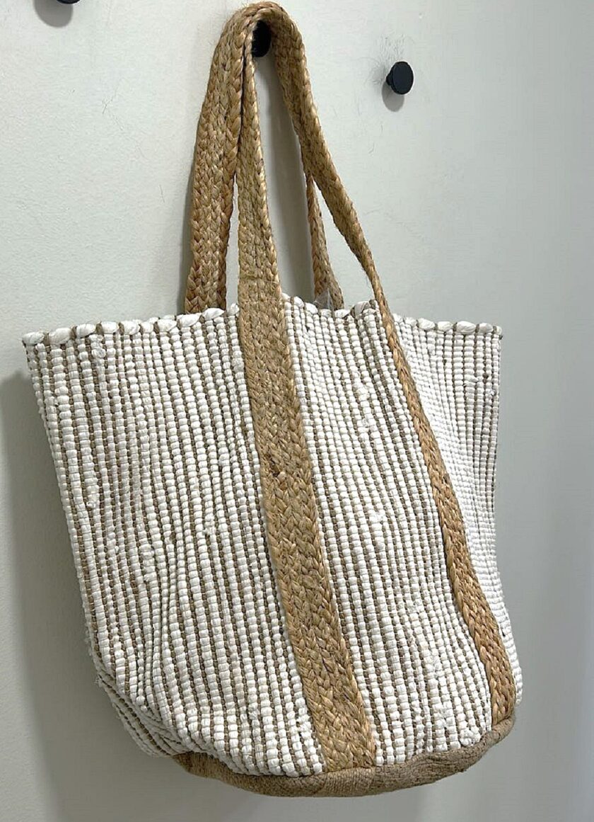Beach Bag - White lovebyhands.gr
