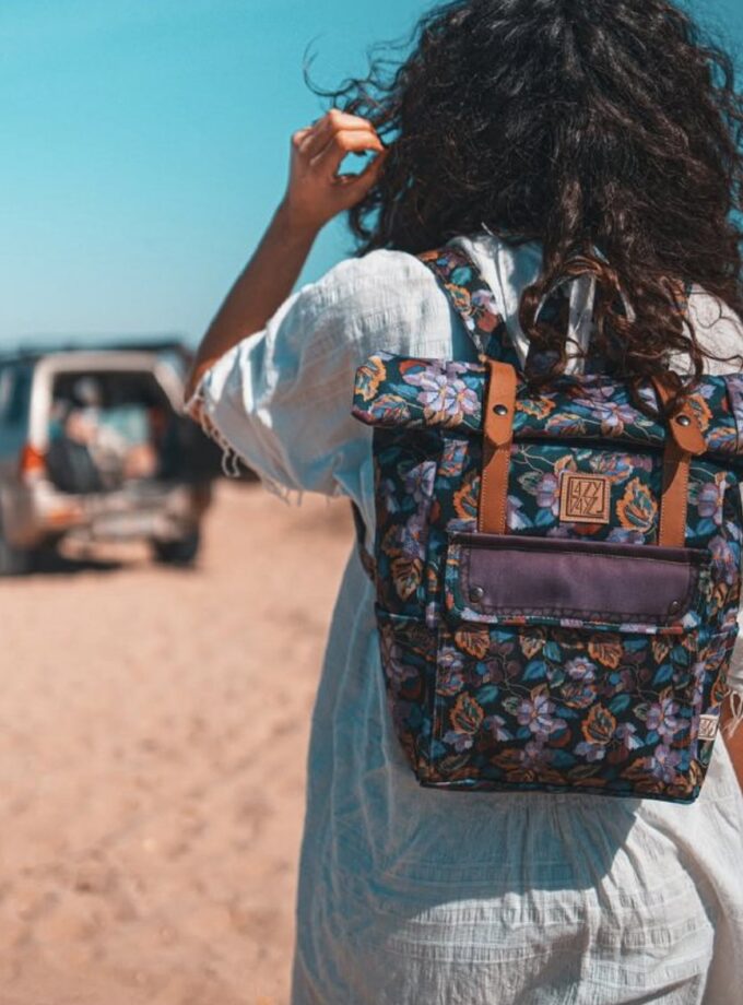 Backpack Ypatia Crosstitch lovebyhands.gr