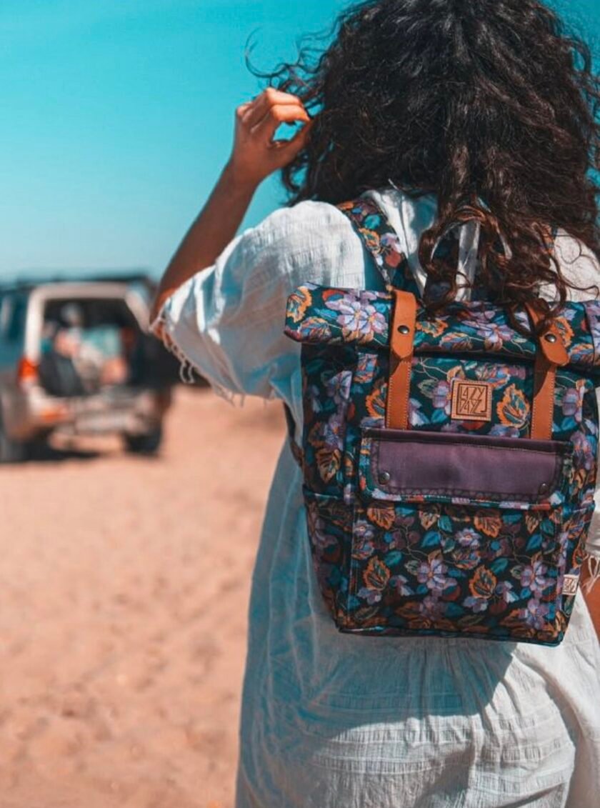 Backpack Ypatia Crosstitch lovebyhands.gr