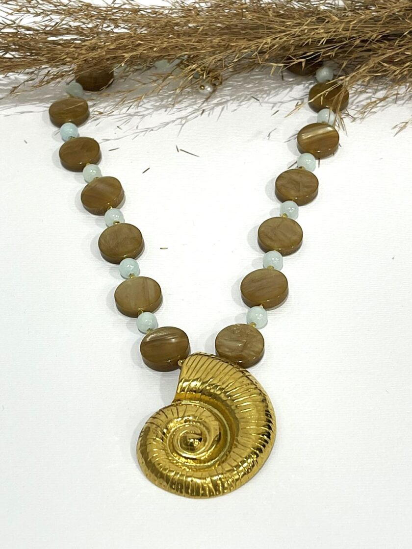 Big Shell Necklace lovebyhands.gr