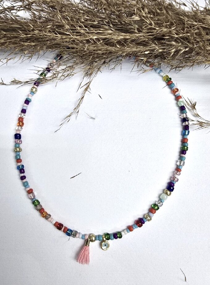 Muticolour Necklace lovebyhands.gr