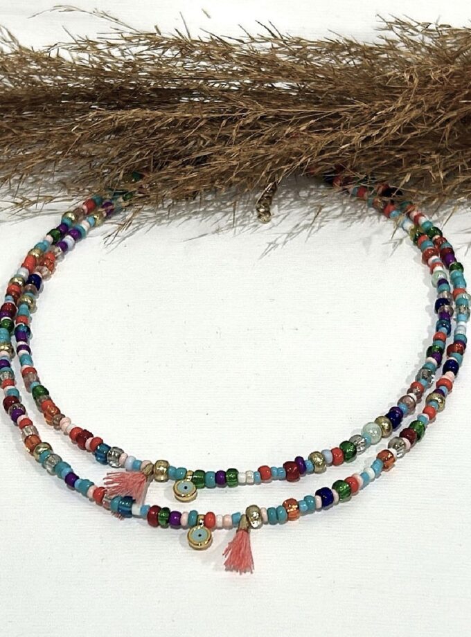 Muticolour Necklace lovebyhands.gr